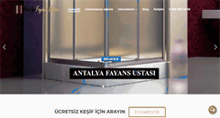 Desktop Screenshot of antalyafayans.net